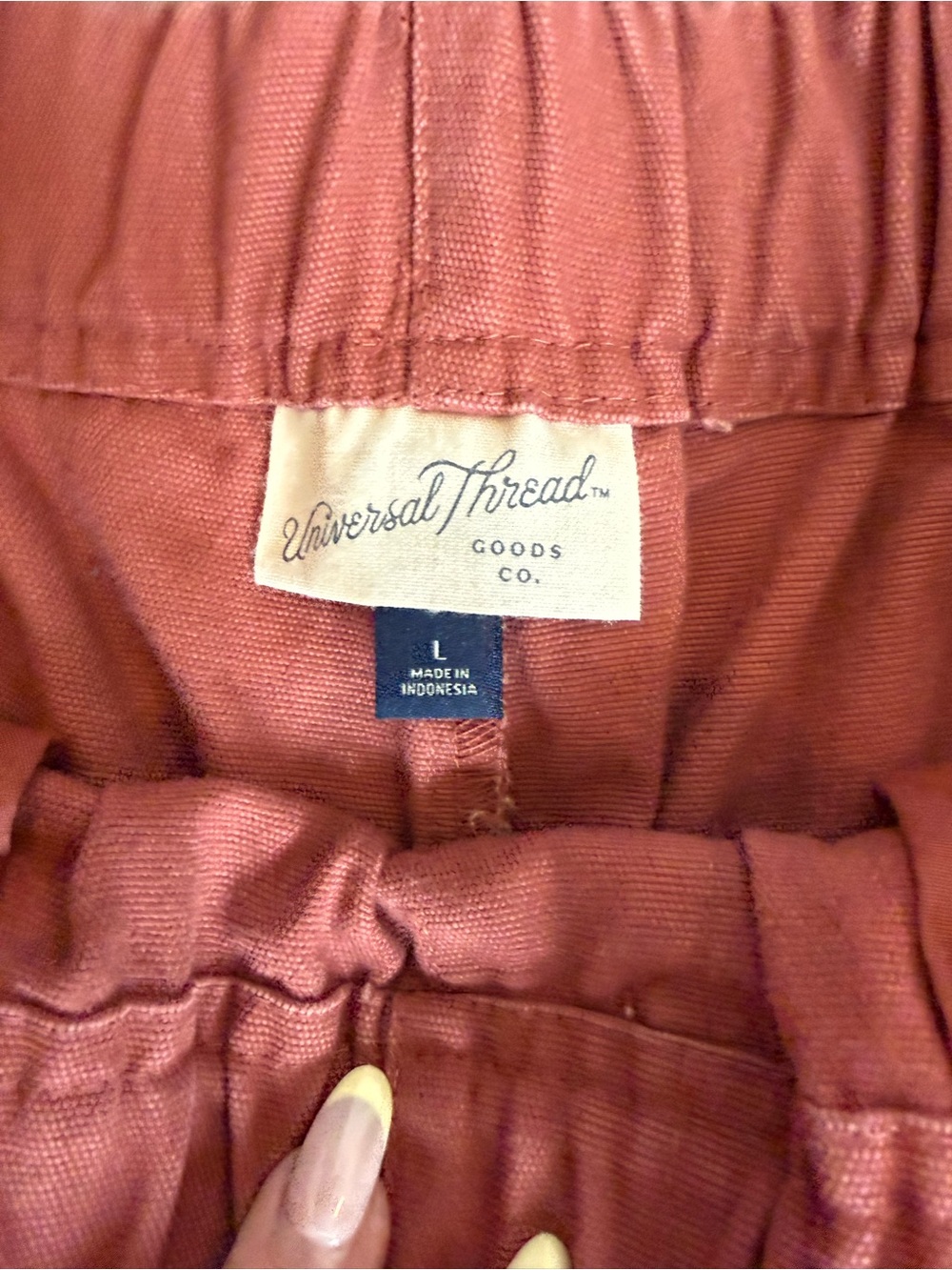 Universal Thread Rust Red Wide Leg Pants - Picture 2 of 2